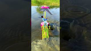 Giant Fish Jump In River