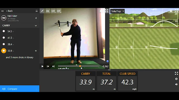 Neil Marr: Trackman Golf Swing Instructional Video