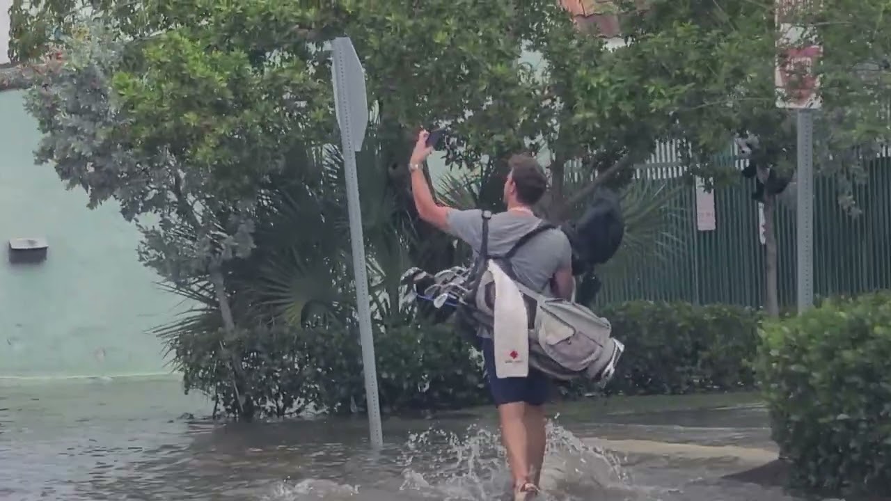 Flooding Aftermath Around Fort Lauderdale Florida