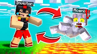 ¡RETO de INTERCAMBIO De La MUERTE con UNA VIDA! 😂💀 Minecraft DEATH SWAP #1