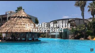Ilio Mare, Thassos - Pool, art.lake, playground//Бассейн, озеро с рыбами, детская площадка (05.2018)