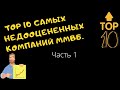 Тop10 Недооцененные Акции ММВБ часть 1