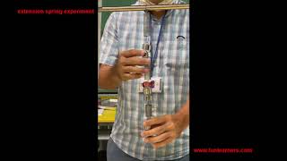 extension spring experiment