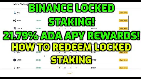22% APY STAKING CARDANO! BINANCE LOCKED STAKING ADA / CARDANO! HOW TO REDEEM LOCKED STAKING REWARDS!
