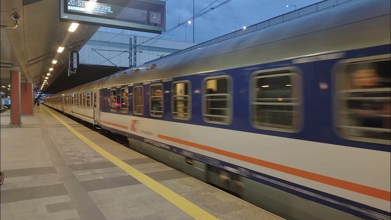 Pociąg Jadący Z Dworca Kraków Główny Do Kołobrzegu Odjazd ze stacji Kraków Główny pociągu TLK USTRONIE Do Kołobrzegu - YouTube