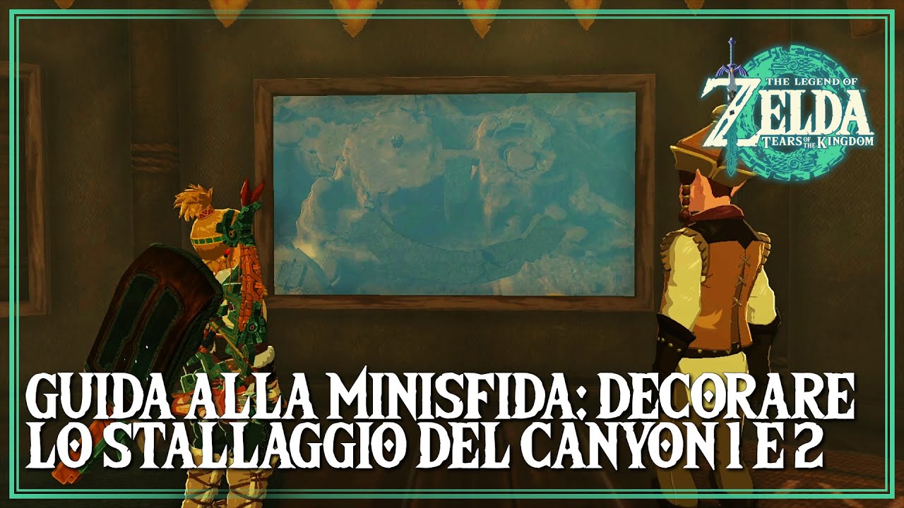 Decorare Lo Stallaggio Del Canyon 1 e 2 Guida alla Minisfida Zelda Tears of the Kingdom