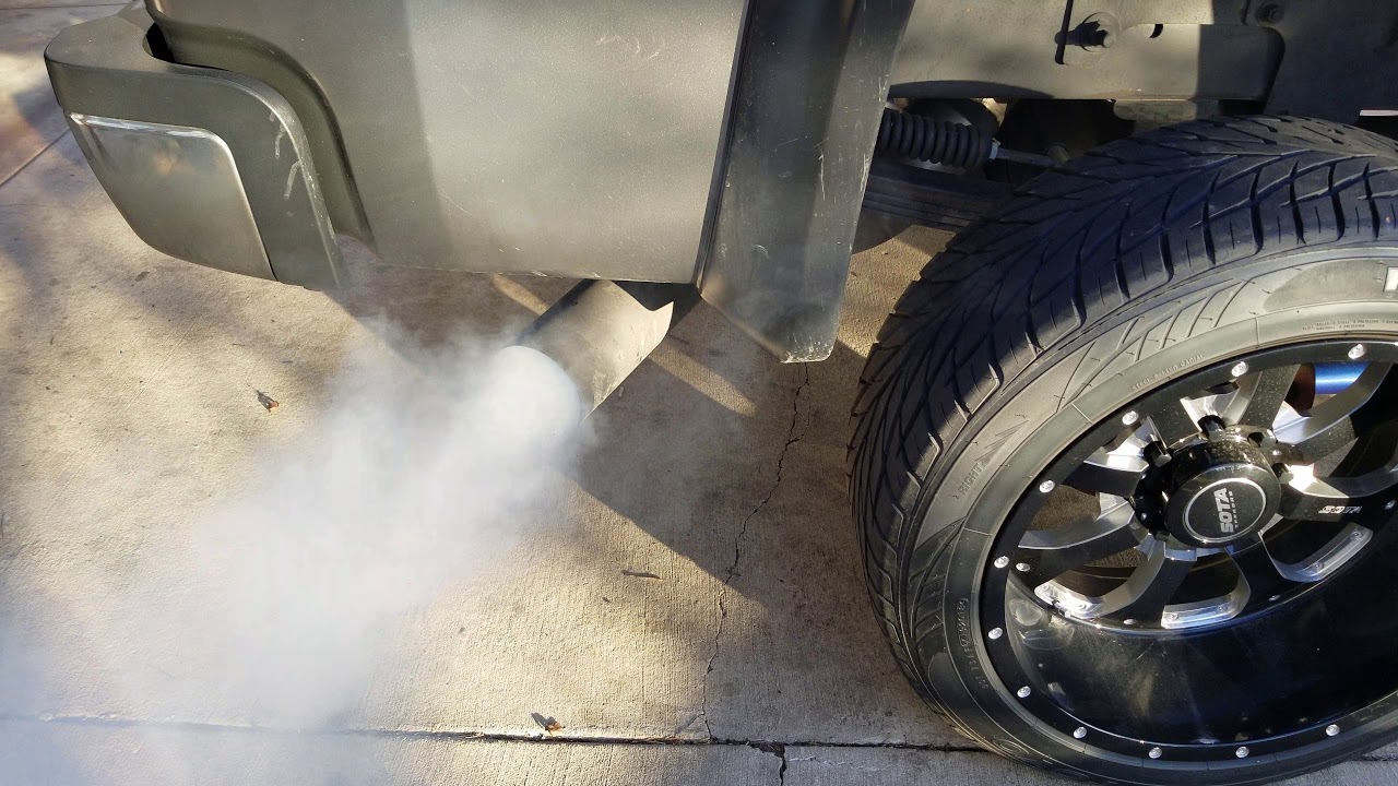 Built engine Duramax cold start YouTube