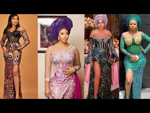 EYE POPPING LACE CORSET STYLES FOR ASO-EBI AND OWAMBE/ PARTIES in