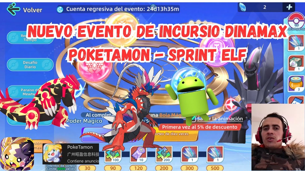 Nuevo Evento de Incursio Dinamax - El Mejor en PokeTamon - Sprint Elf