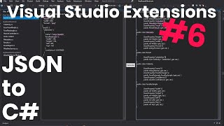 Best Visual Studio Extensions for Software Developers in 2021 | #6 - JSON to C#