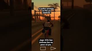 AETHERSX2 emulator PS2 android RODANDO liso Jogo GTA san andreas  (720p HD 60fps)