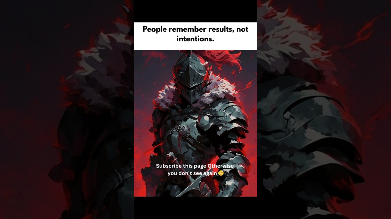 people remember results: