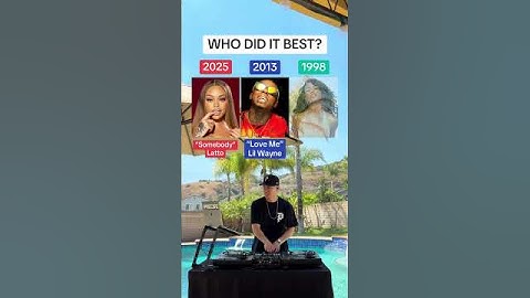 Thumbnail of Who did it best? "Somebody" by Latto vs Lil Wayne vs Aaliyah 🤔