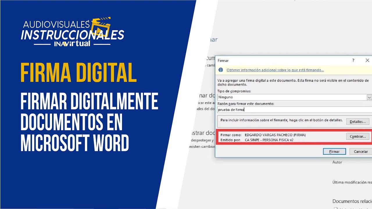 Firma Digital Firmar digitalmente documentos electronicos en Firma Digital Firmar digitalmente documentos electronicos en