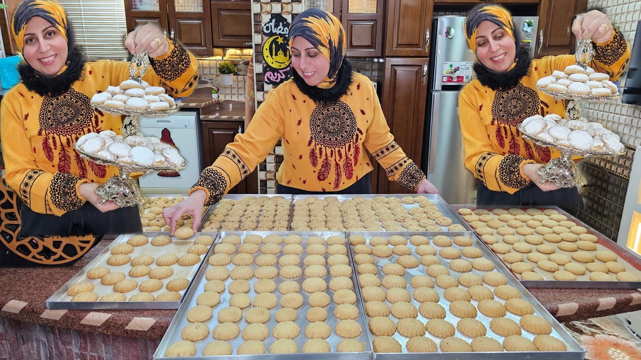 أسرار كحك العيد الناعم الدايب #كحك_العيد_بالعجمية #كحك_العيد_بالملبن #كحك_سادة رهيييييب 🥰👌