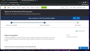 20   Use the Azure TCO Calculator