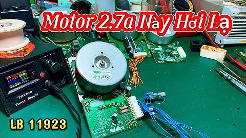 MH-DIY || LB 11923 Mod Trực Tiếp Và Điều Tốc Motor Tháo Máy Photocopy