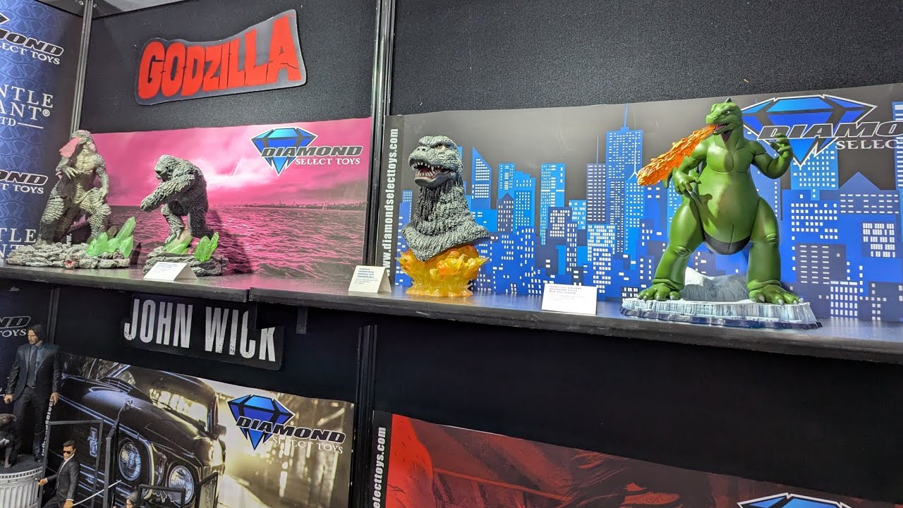 Diamond Select Toys на ярмарке игрушек: Годзилла, Marvel и многое другое