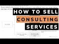 How to sell consulting services  secrets to selling high priced consulting services