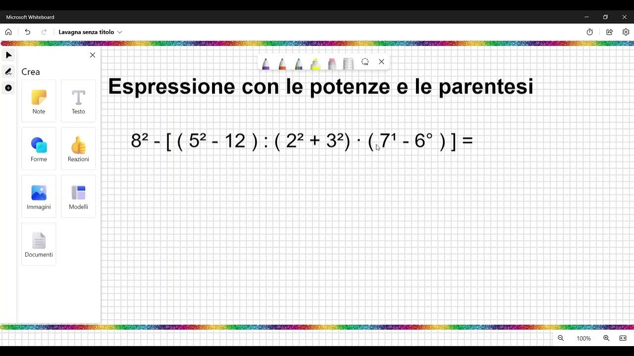 Espressioni Con Frazioni E Potenze Regole Espressioni con potenze e parentesi - 12 - YouTube
