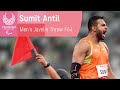  indias sumit antil breaks world record three times  wins gold  tokyo 2020 paralympic games