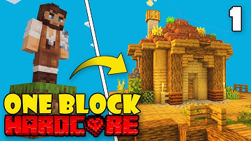Minecraft One Block Skyblock, but its HARDCORE - Episode 1