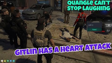 Quangle Finds Gitlin as Hostage After Getting Fired & Gitlin has a Heart Attack | NOPIXEL 4.0 GTA RP