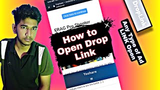 how to open drop link || Yoshare link how to open