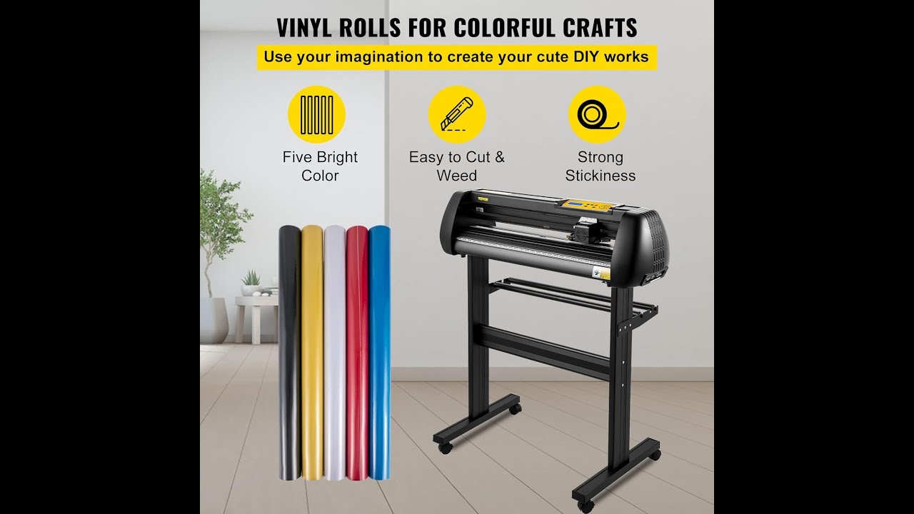 Signs Plotter VEVOR 28-Inch Vinyl Cutter Review | Bluetooth Cutting Plotter for Signs ...