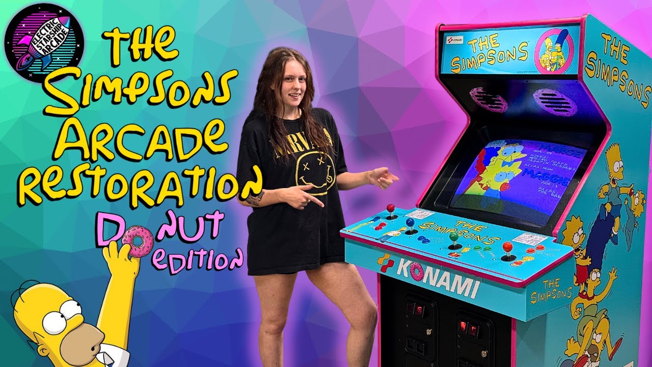 Simpsons Arcade Restoration - Donut Edition