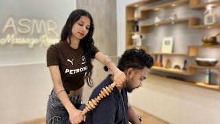 Lady Shivu Barber 10 Full Head Massage Tok Sen Magic Latest Indian Therapy For Sleep