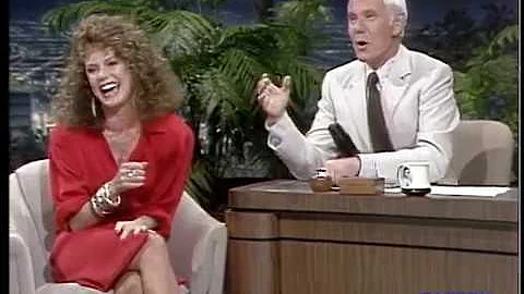 Dyan Cannon Can't Stop Laughing at Johnny - Carson...