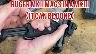 Ruger MK II mags in a Ruger MKIII