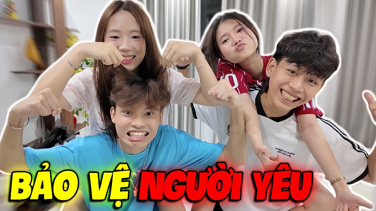 WhiteToxic, Lmc Gamer Thử Thách Bảo Vệ Người Yêu | Trà My, Minboo 