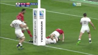 Brilliant try from Gareth Davies v England | Rugby World Cup 2015 | 26/09/2015