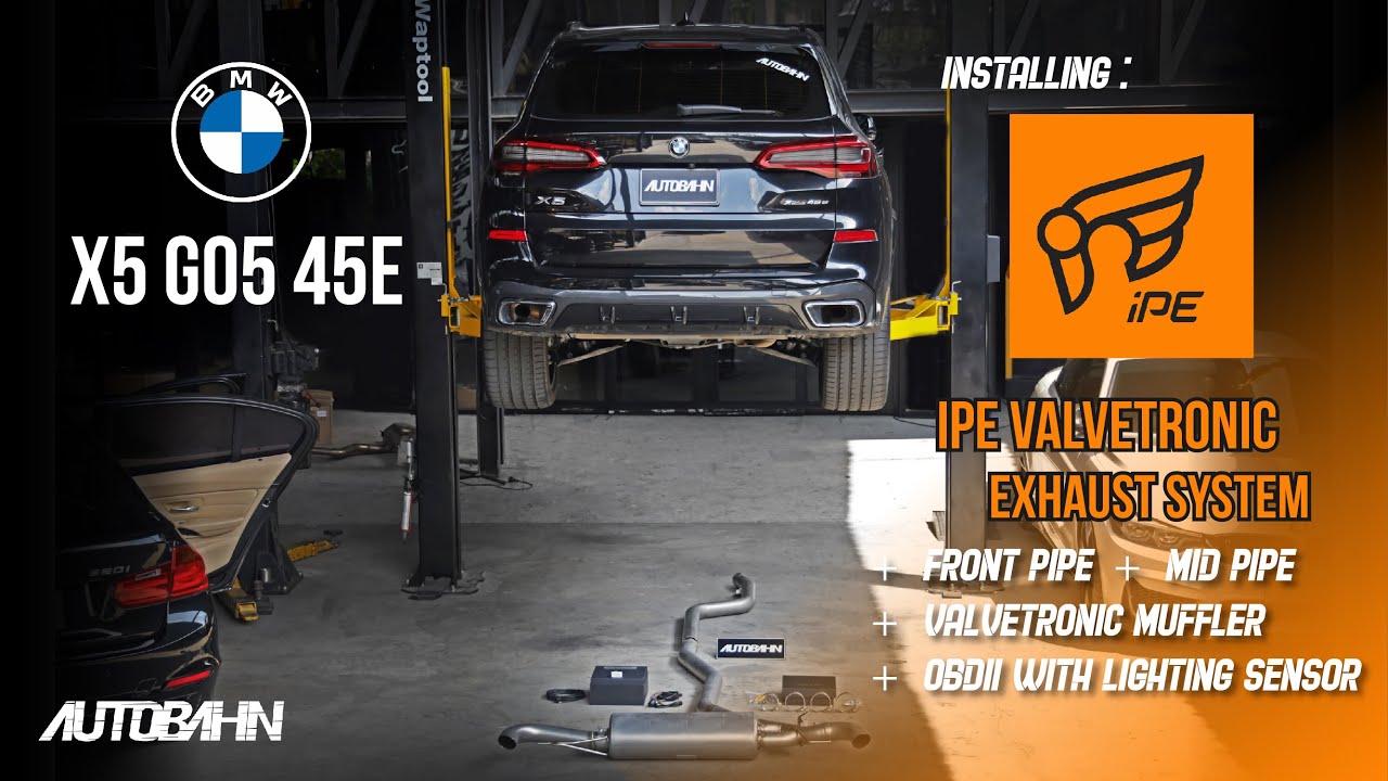 BMW X5 G05 45e iPE Full Exhaust System - YouTube