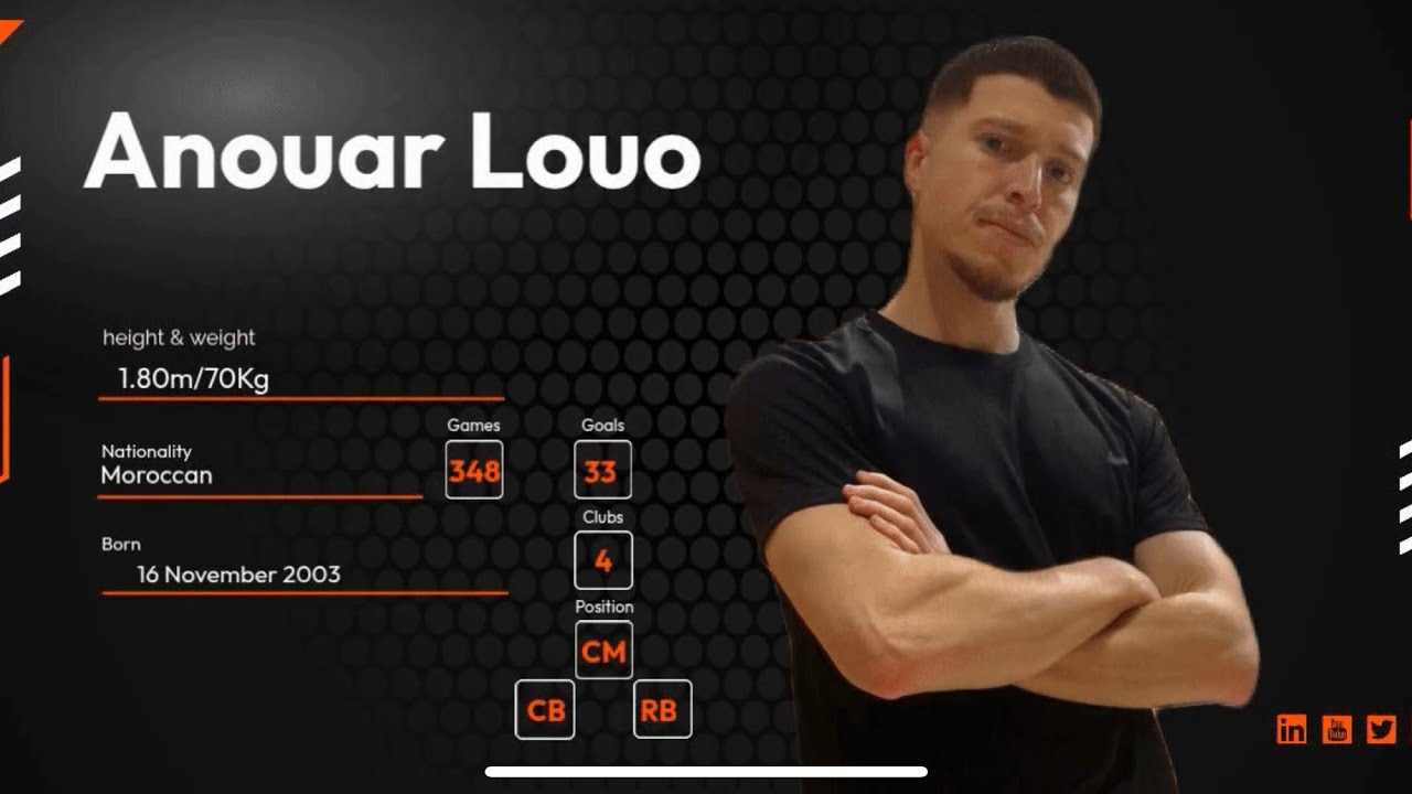 °Anouar louo• CM CB RB｜ best skills 🏅