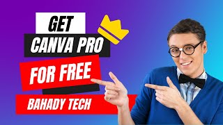 الحصول على Canva Pro بسهولة مجاناً في دقيقتين فقط