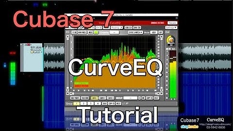 Cubase 7 新機能 Voxengo CurveEQの使い方（Sleepfreaks DTMスクール）
