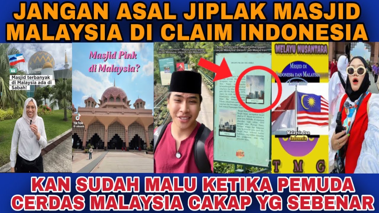 ASAL JIPLAK‼️INDONESIA CLAIM MASJID MILIK MALAYSIA DI PAJANG DI WISATA SANA‼️