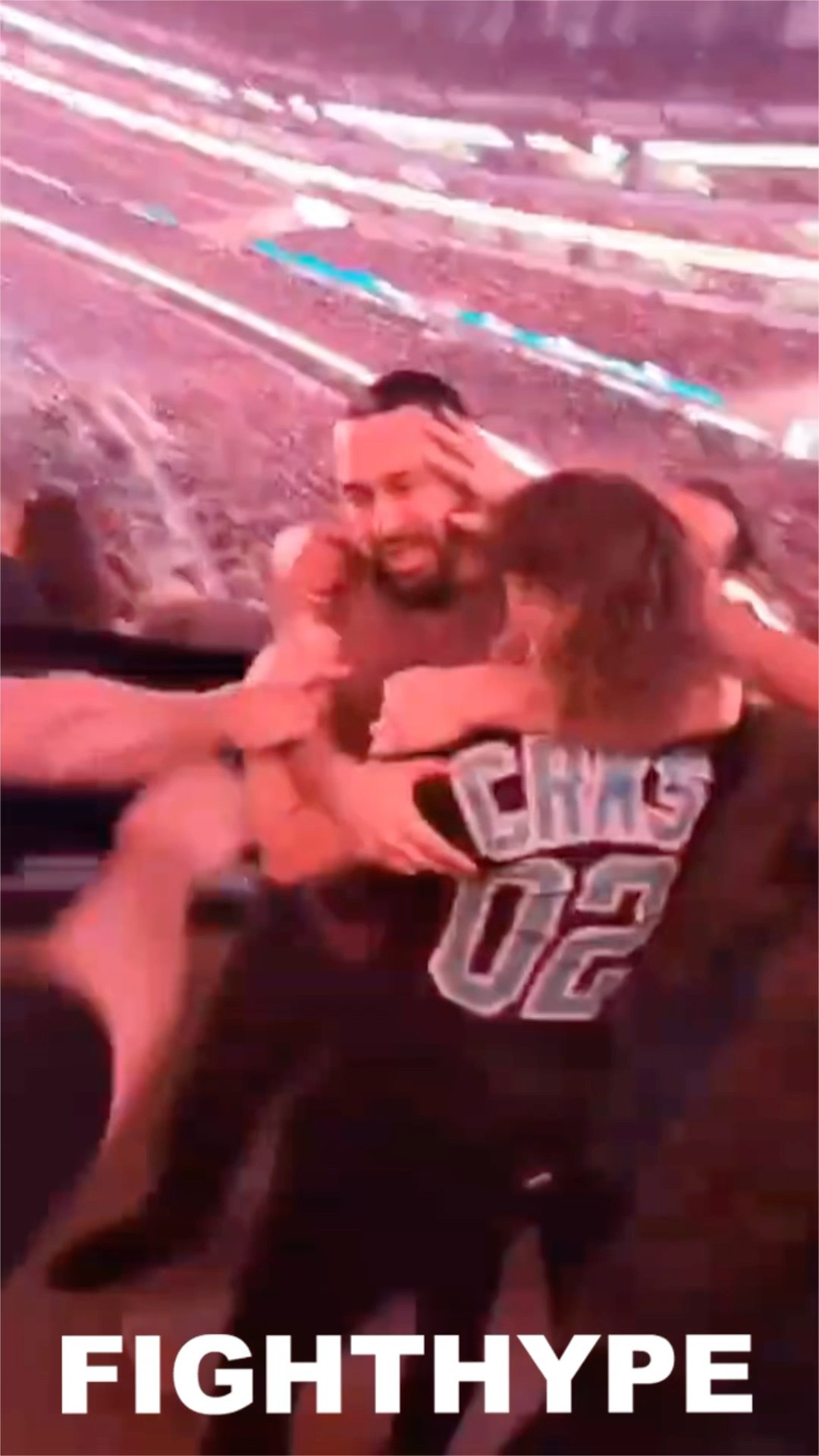 FIGHT BREAKS OUT at Jake Paul vs Mike Tyson; Fans GO AT IT in the crowd