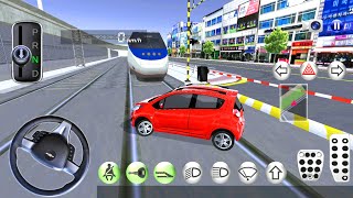 3d driving class android gameplay | City Car Driving Simulator Free Mode screenshot 4