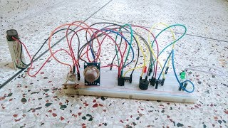 Digital Logic design project submission Summer 2016-2017 (AIUB) || Fire Alarm security systrm