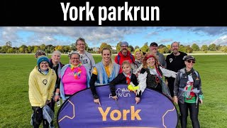 York parkrun. parkrun tourism, volunteering as parkwalkers. parkrun alphabet, getting a Y!