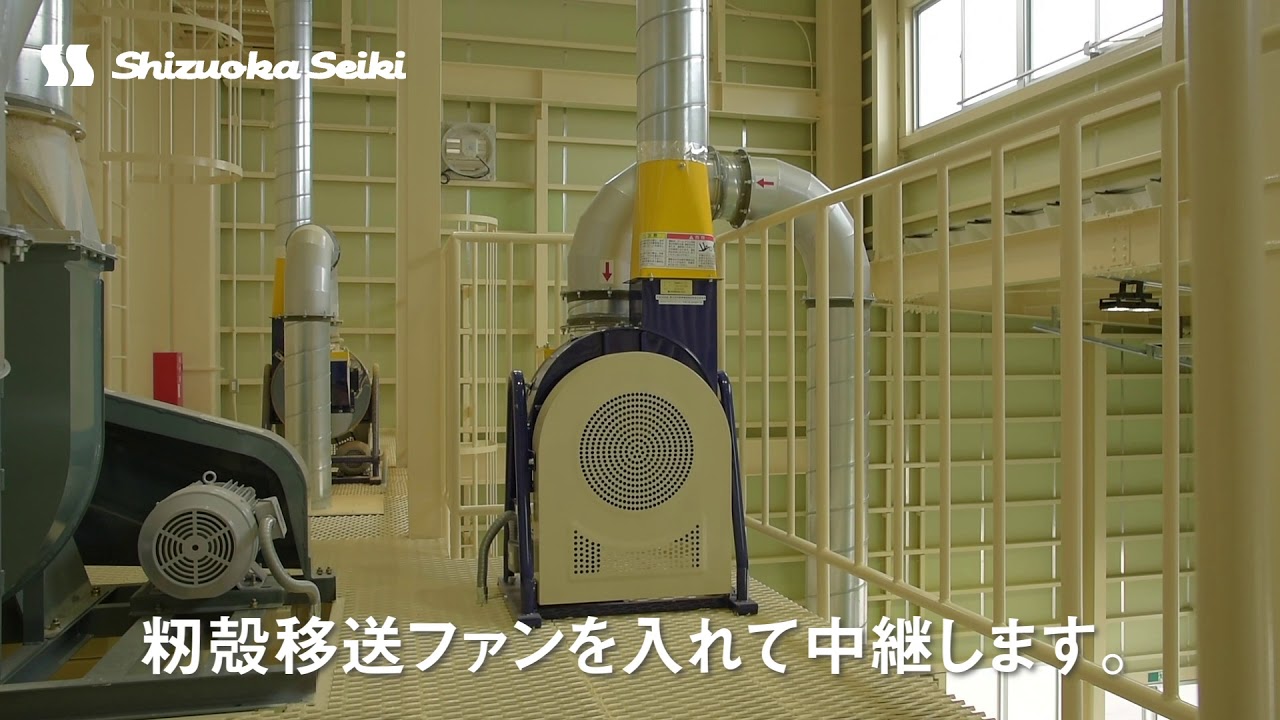 籾殻ダクト・移送ファン - 静岡製機