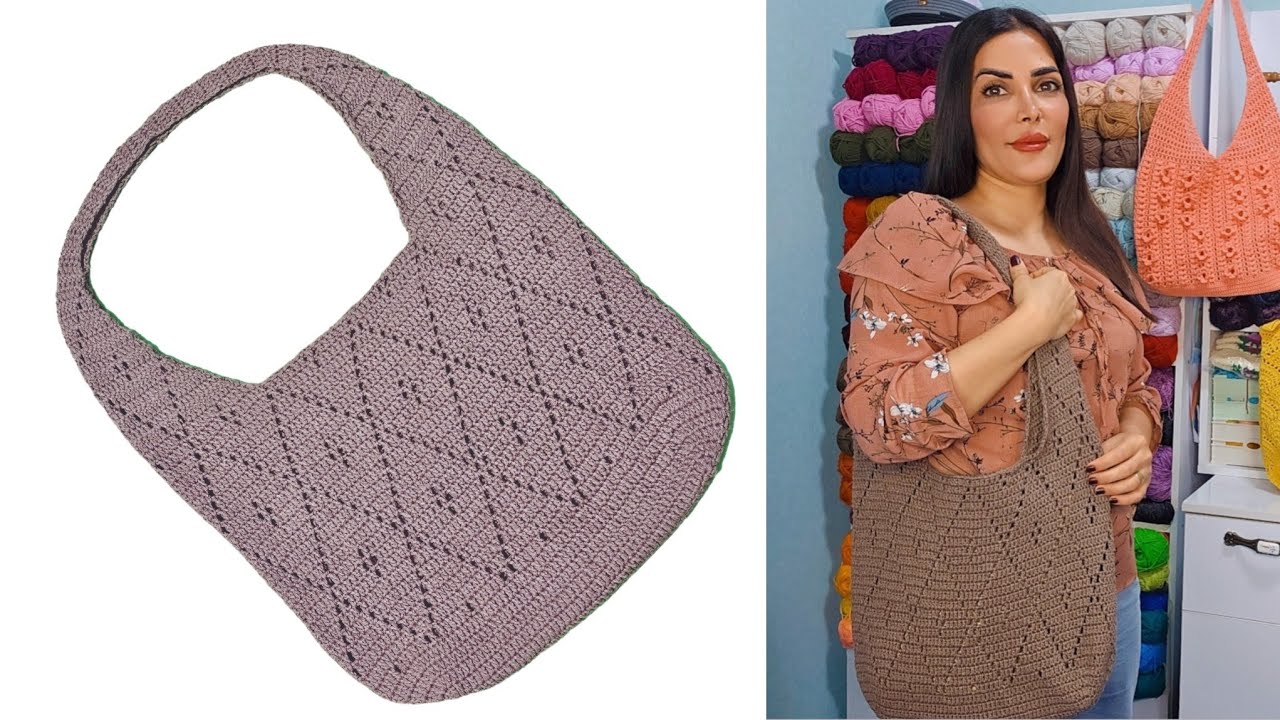 کیف قلاببافی | آموزش کیف رافیا | آموزش