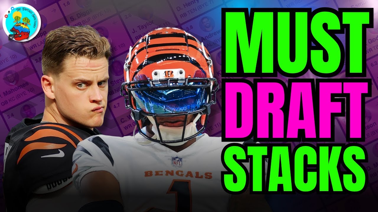 The Best Stacks You MUST Draft in Fantasy Football Best Ball YouTube