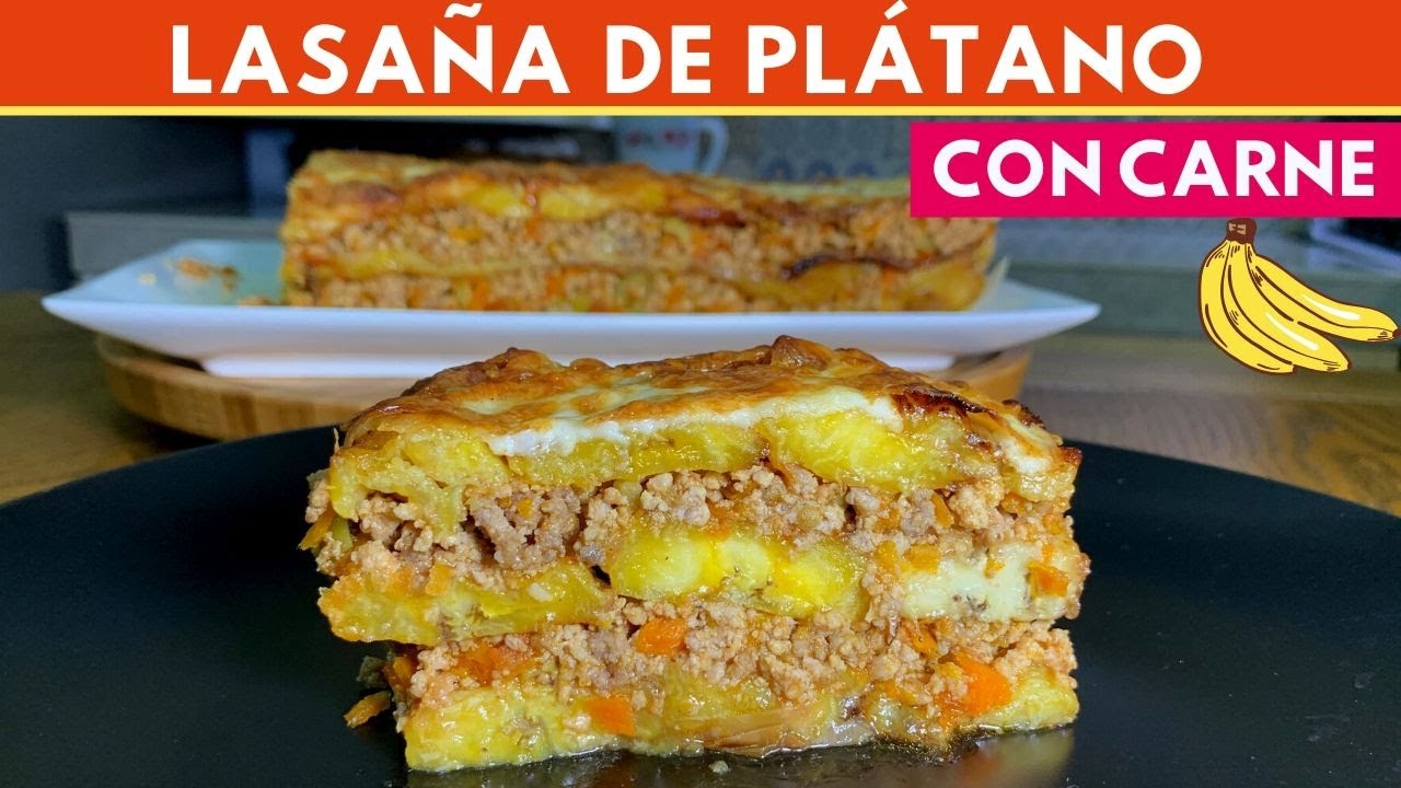 LASAÑA de Plátano Maduro, te enseño como AHORRAR CALORÍAS | Cocina de Addy