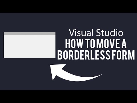 How To Move A Borderless Form In VB.NET