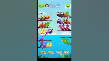 Bird Sort Puzzle l Classic Level 219 l Bird Sort Color Puzzle l Bird Sort Puzzle Challenge #gameplay